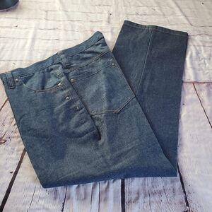 IL CANTO Italian Designer Denim Blue Jeans Straight Leg Size 38R
